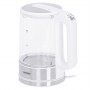 Mesko | Kettle | MS 1301w | Electric | 1850 W | 1.7 L | Glass/Stainless steel | 360° rotational base | White - 5